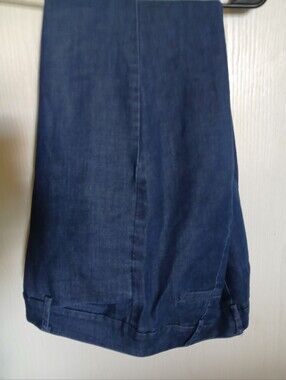 New York & Company Dark Blue Stretch Denim Pants